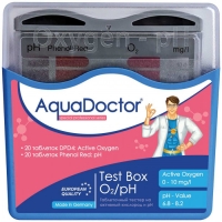 Тестер AquaDoctor Box таблетковий pH та O2 (20 тестів, Німеччина)