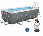 Каркасний басейн Bestway 56457 (412х201х122 см) з пісочним фільтром та драбиною