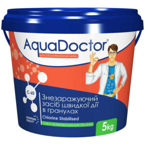 Дезінфектант на основі хлору швидкої дії AquaDoctor C-60 хлор-шок 5 кг