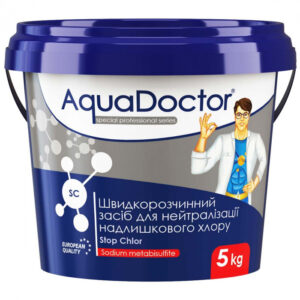 Засіб для нейтралізації надлишкового хлору AquaDoctor SC Stop Chlor 1 кг (Туреччина)