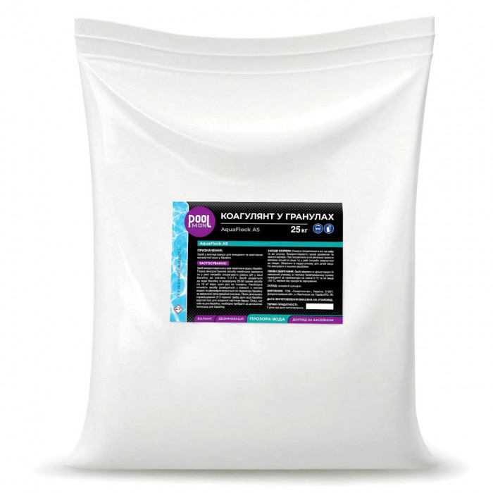 Коагулянт у гранулах Poolman AquaFlock AS, 25кг